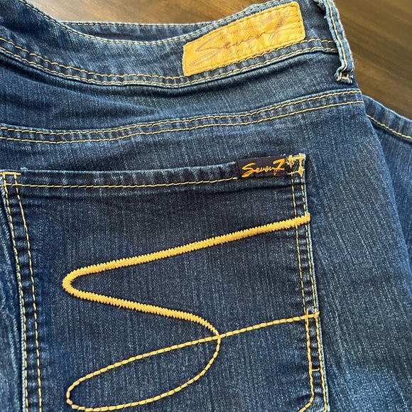 Seven Slim Cut Jeans 22 Petite - Picture 2 of 7